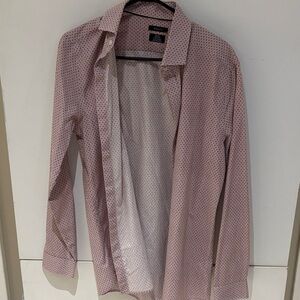 RW&CO. Red Geometric Pattern Shirt